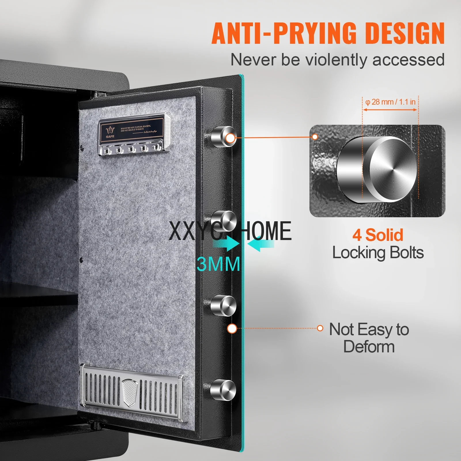 Electric Safe 2.2/1.8 Cubic Fe - Fire Safe Document のレビューと価格