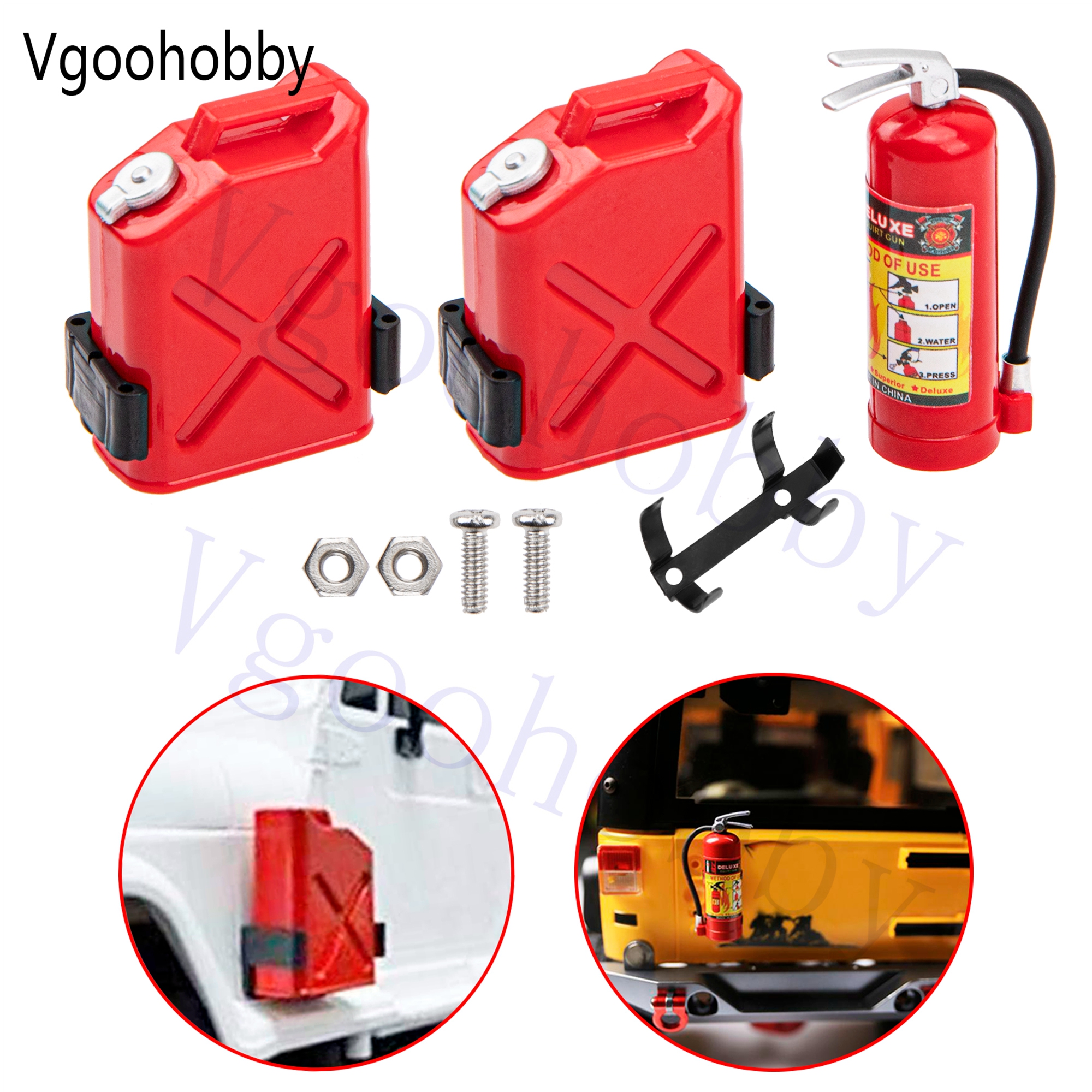 RC Simulation Decoration Plast - Fire Extinguisher Small のレビューと価格