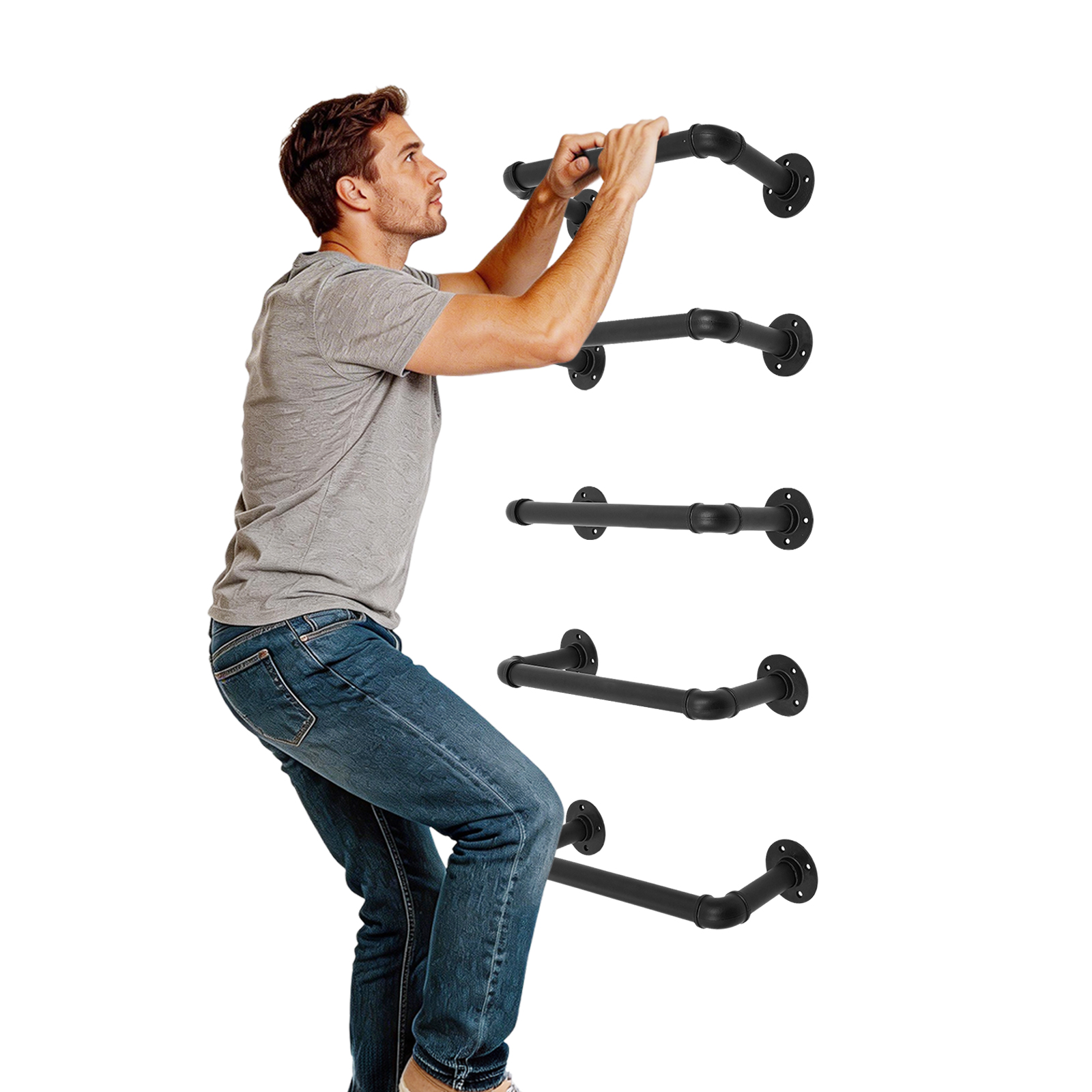 5 Pcs Wall Mounted Emergency E - Fire Escape Ladder のレビューと価格
