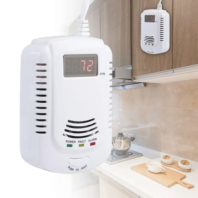 2 in 1 Gas Detector, Plug-in H - Co Detector Plug のレビューと価格