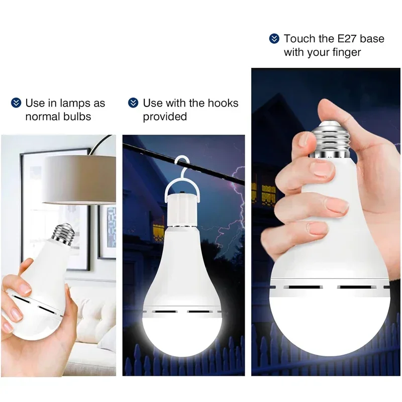 E27 Rechargeable Emergency Lig - Power Outage Light のレビューと価格