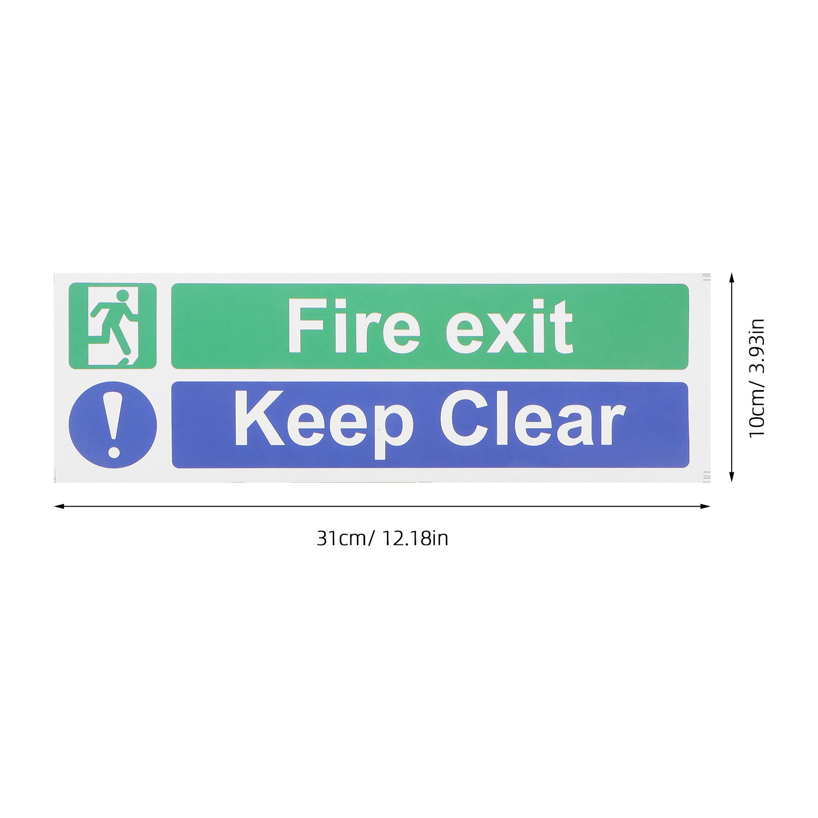 5Pcs Emergency Exit Keep Clear - Emergency Exit Sign のレビューと価格