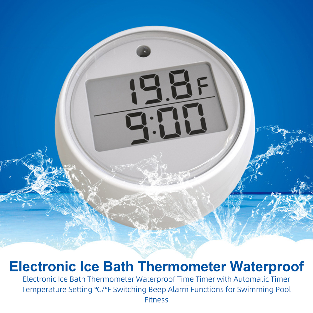 1PC Ice Bath Thermometer with  - Pool Alarm Float のレビューと価格