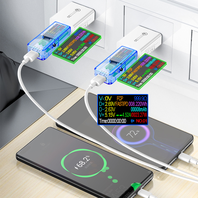 15 IN 1 USB 3.1 Tester DC Digi - Co Detector Plug のレビューと価格