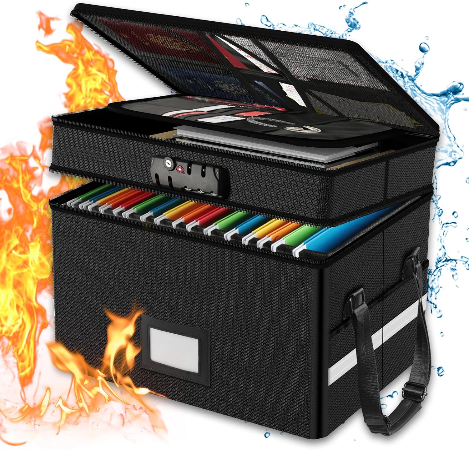 Fireproof Document Box with Lo - Fire Safe Document のレビューと価格