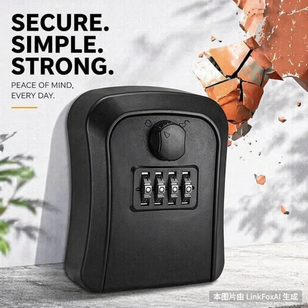 Key Lock Box Wall Mount Lockbo - Lockbox Key Secure のレビューと価格