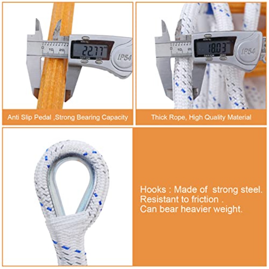 Rope Ladder, 49 Feet Emergency - Fire Escape Ladder のレビューと価格
