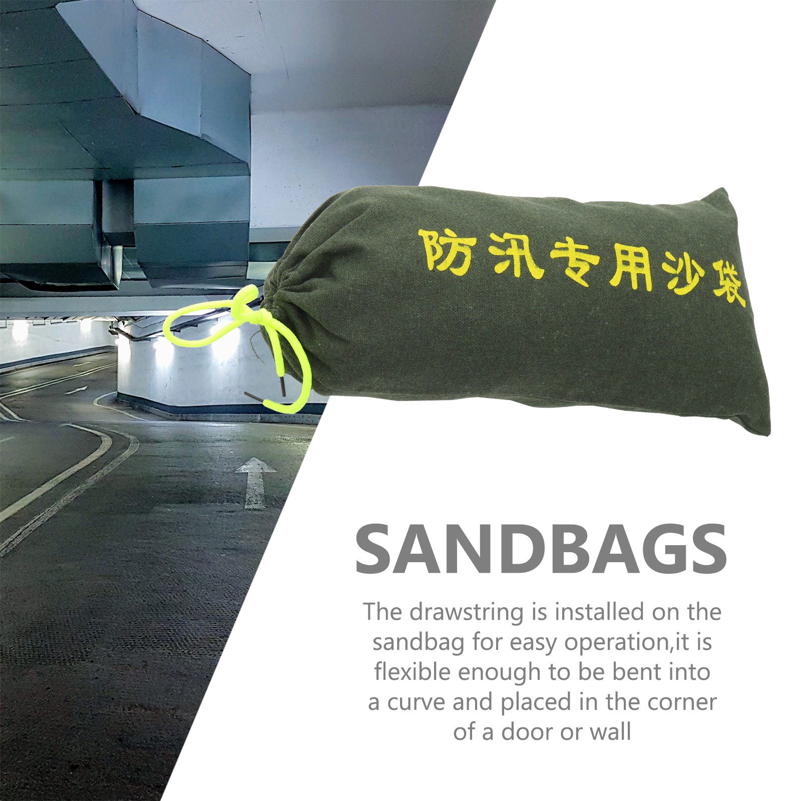 3pcs Empty Sandbag For Flood B - Flood Barrier Bag のレビューと価格