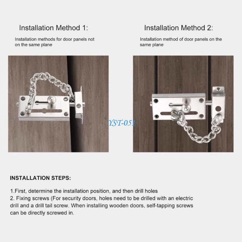 E15A Corrosions Resistant Stee - Security Chain Door のレビューと価格