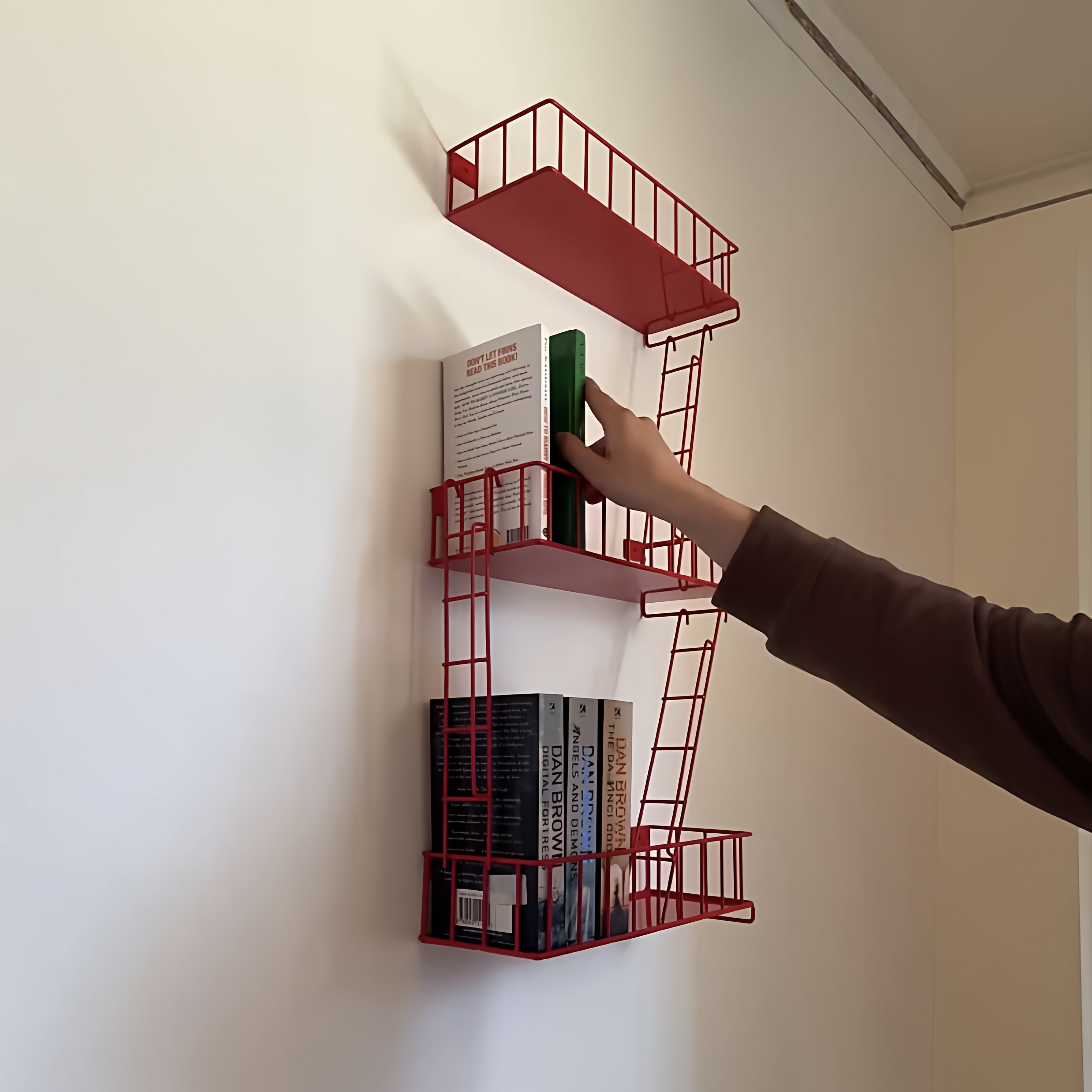Fire Escape Wall Shelf, 3-Tier - Fire Escape Ladder のレビューと価格