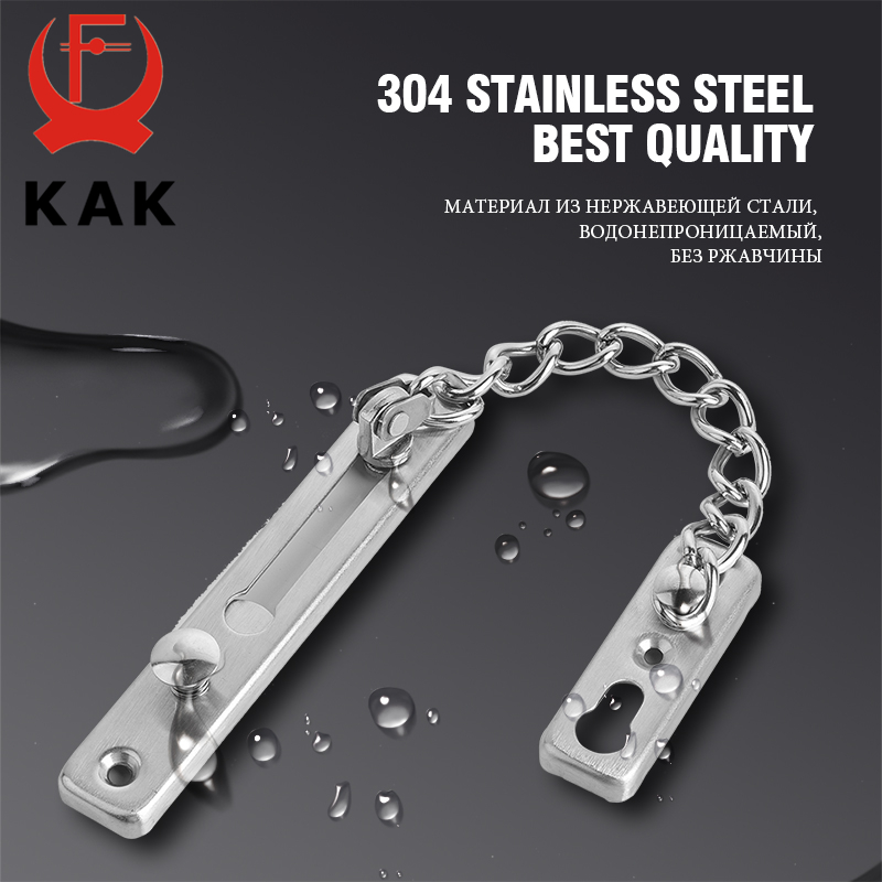 KAK 304 Stainless Steel Securi - Security Chain Door のレビューと価格