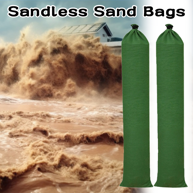 2 Pcs Sandless Sand Bags Anti  - Flood Barrier Bag のレビューと価格