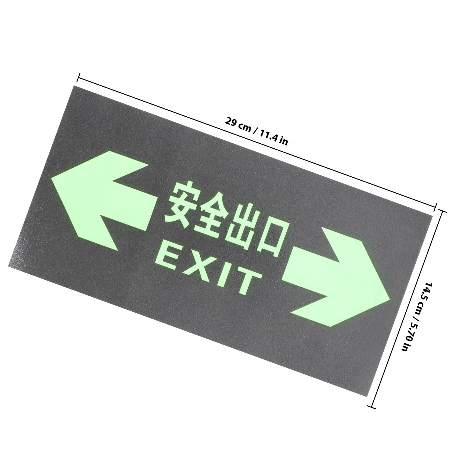 10Pcs Luminous Safety Exit Sig - Emergency Exit Sign のレビューと価格