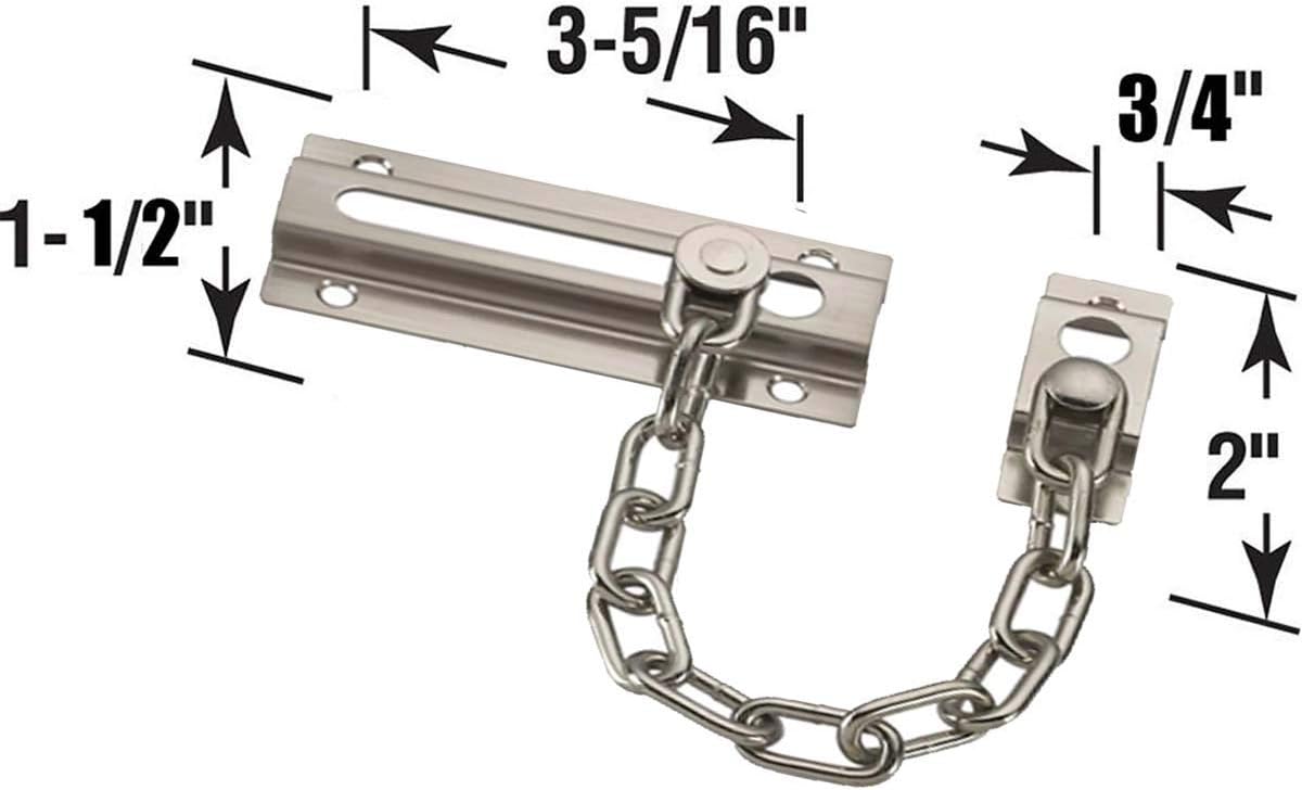 4PCS Door Chain Guard Security - Security Chain Door のレビューと価格