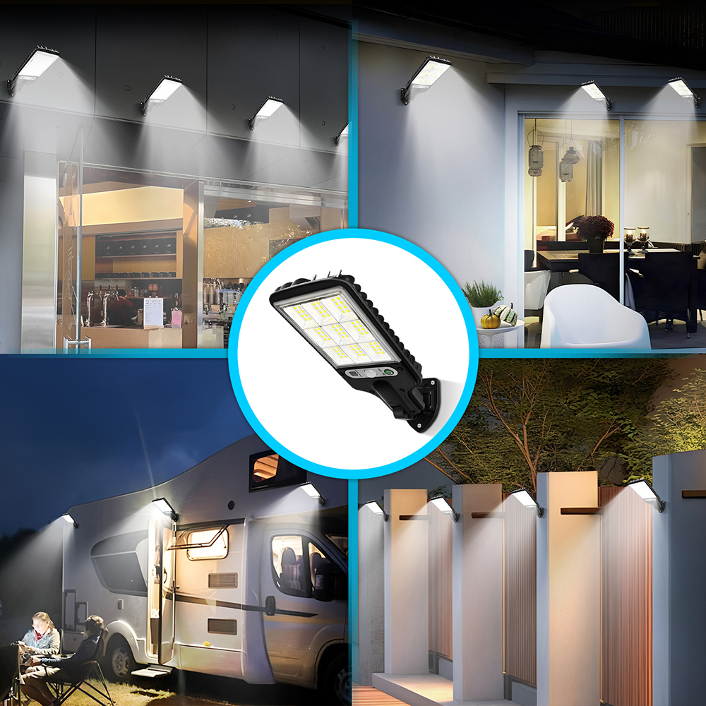 1/8pc Solar Outdoor Floodlight - Power Outage Light のレビューと価格