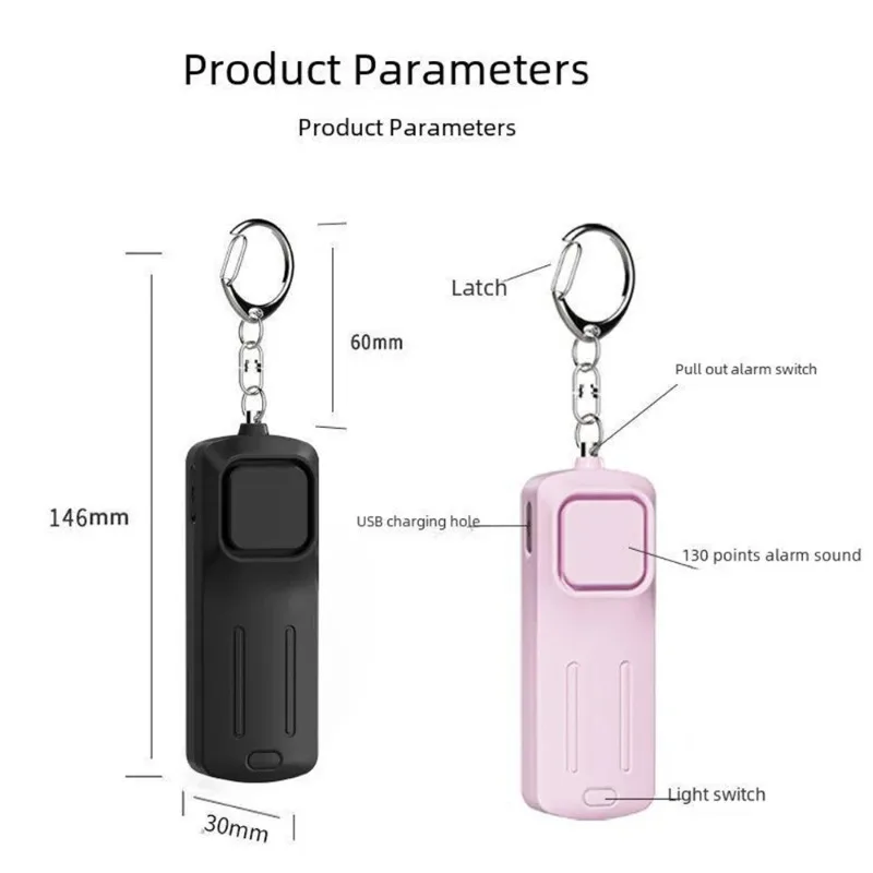 Personal alarm ring, women's p - Personal Alarm Keychain のレビューと価格