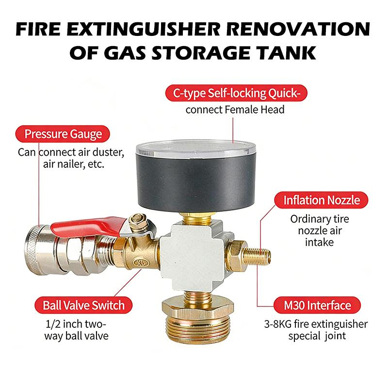 Small Air Tank Pressure Adapte - Fire Extinguisher Small のレビューと価格